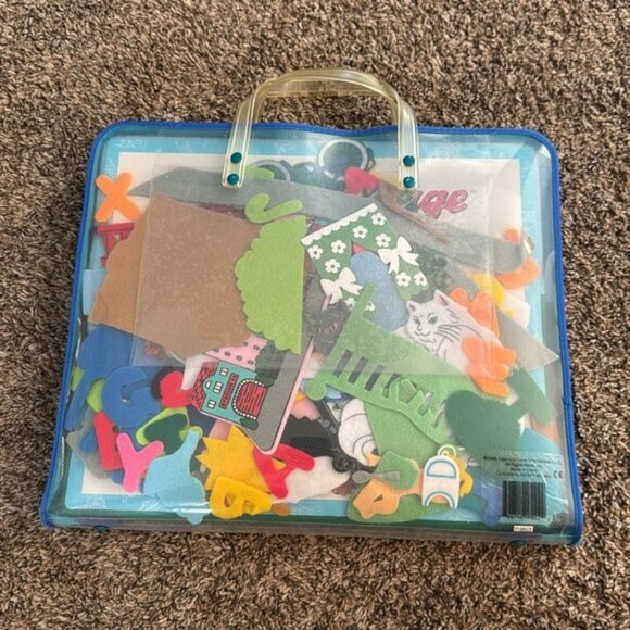 Learning Curve 1996 Feltkids Play System Portfolio, Tote Boards, Felts, Insects - Picture 3 of 12